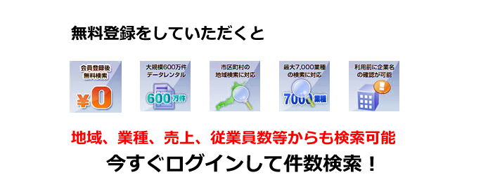 FAXDM用の法人名簿がなんと0円